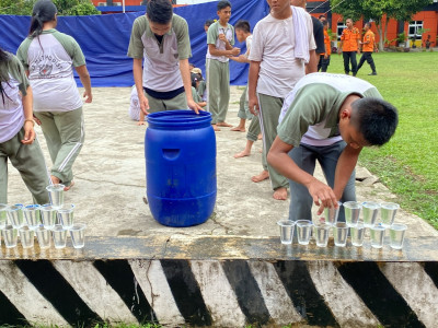 KEGIATAN OUTBOUND SMA METHODIST 6 MEDAN DI BPBD SUMATERA UTARA 