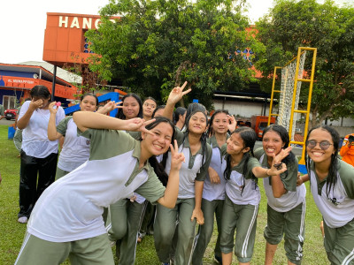 KEGIATAN OUTBOUND SMA METHODIST 6 MEDAN DI BPBD SUMATERA UTARA 