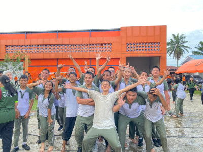 KEGIATAN OUTBOUND SMA METHODIST 6 MEDAN DI BPBD SUMATERA UTARA 